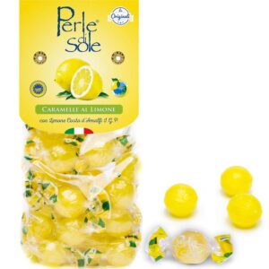 Perle di Sole Italian Lemon Drops Hard Candy Individually Wr...
