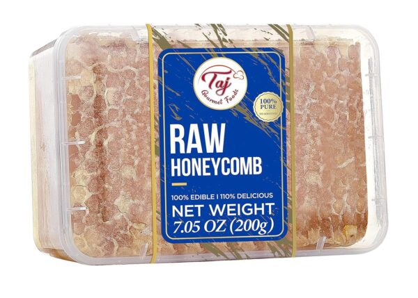Taj Gourmet All Natural Raw Honeycomb 100% Honey Pure Turkis...