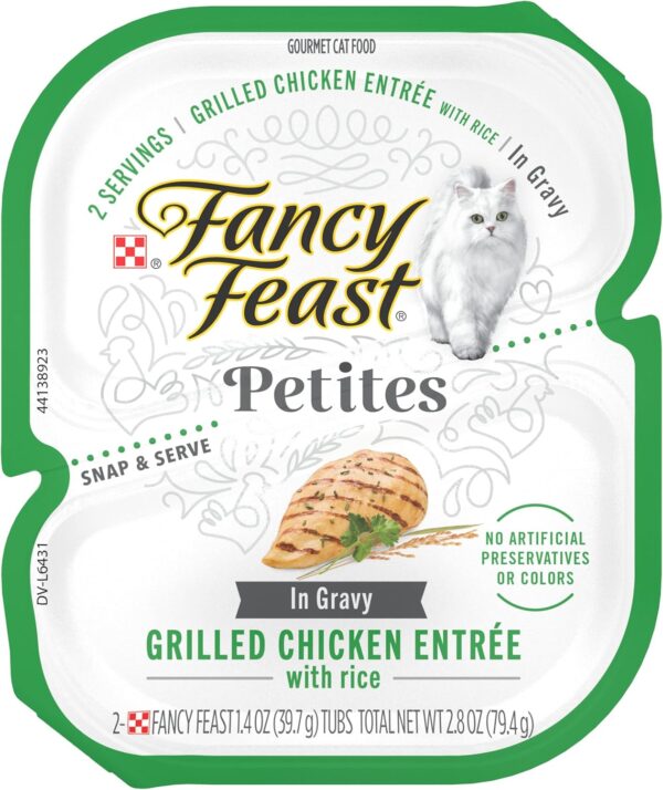 Purina Fancy Feast Petites Gourmet Gravy Wet Cat Food, Petit...
