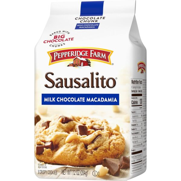 Pepperidge Farm Sausalito Crispy Milk Chocolate Macadamia Nu...