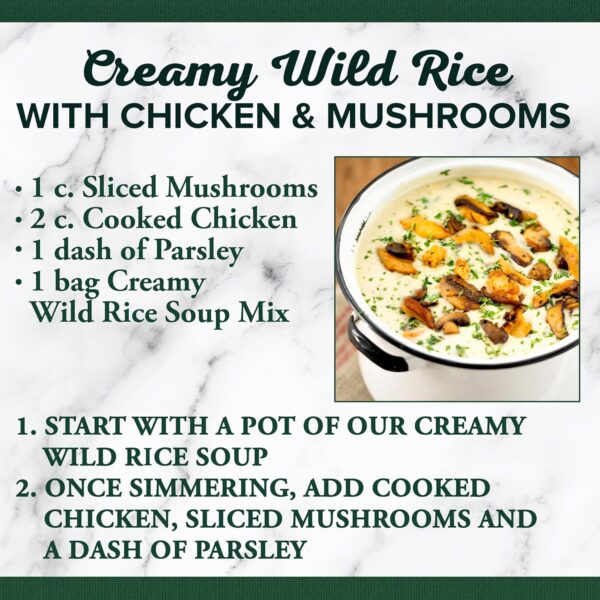 Bear Creek Soup Mix, Creamy Wild Rice, 9.6 Ounce
