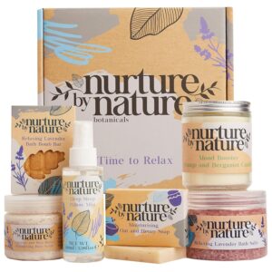 Nurture by Nature RELAX & CALM Spa Kit - Birthday Gifts for ...