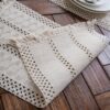 Alynsehom Macrame Table Runner Cream Beige Boho Table Runner...
