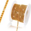 10 Yards 4 MM Rhinestone Chain Trim Crystal Rhinestone Close...
