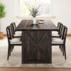 YITAHOME 70.8" Large Farmhouse Dining Table for 6 to 8 Peopl...