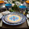 Euro Ceramica Zanzibar Collection 16 Piece Dinnerware Set Ki...