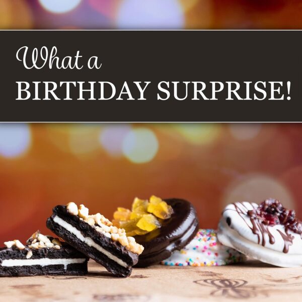 Barnetts Happy Birthday Gifts Chocolate Cookies Basket for W...