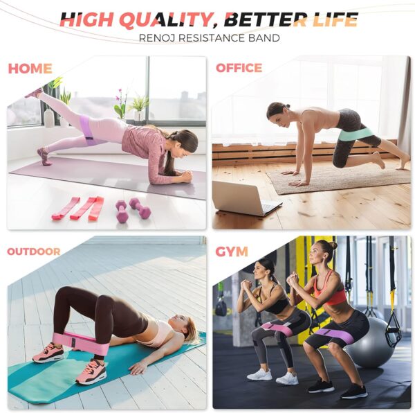 Renoj Resistance Bands, Yoga Starter Sets for Women and Men,...