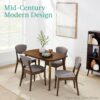 Best Choice Products 5-Piece Dining Set, Compact Mid-Century...