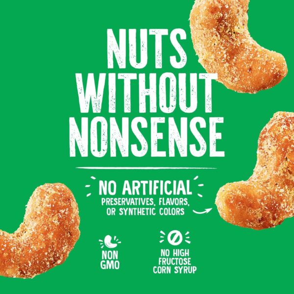 Emerald Nuts Hot Honey Cashews (1-Pack) | 5oz Resealable Bag...