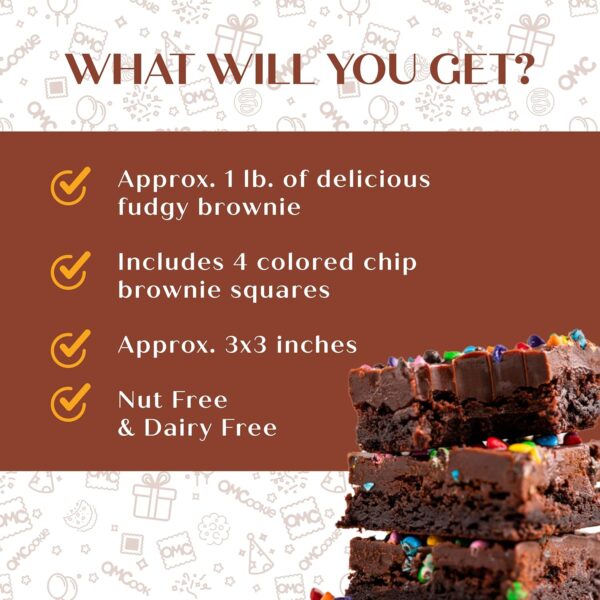 Gourmet Chocolate Brownies Gift Basket Cookie Gifts, Prime C...
