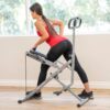 Sunny Health & Fitness Row-N-Ride Squat Assist Trainer, Fold...