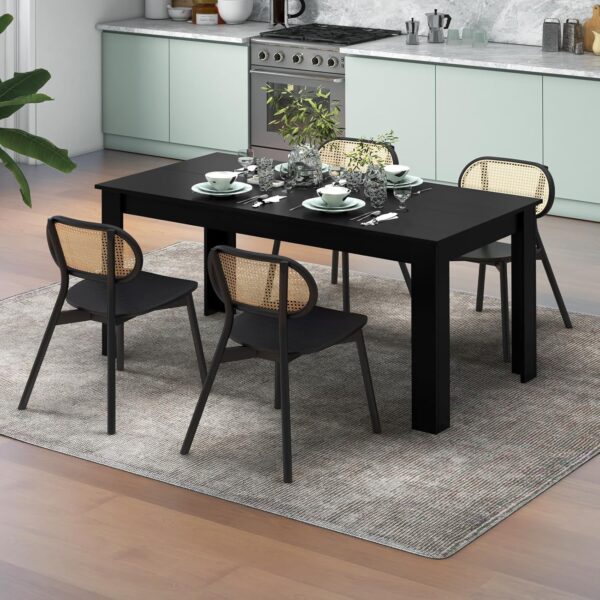 Giantex Dining Table for 6, Rectangular Kitchen Table with 3...