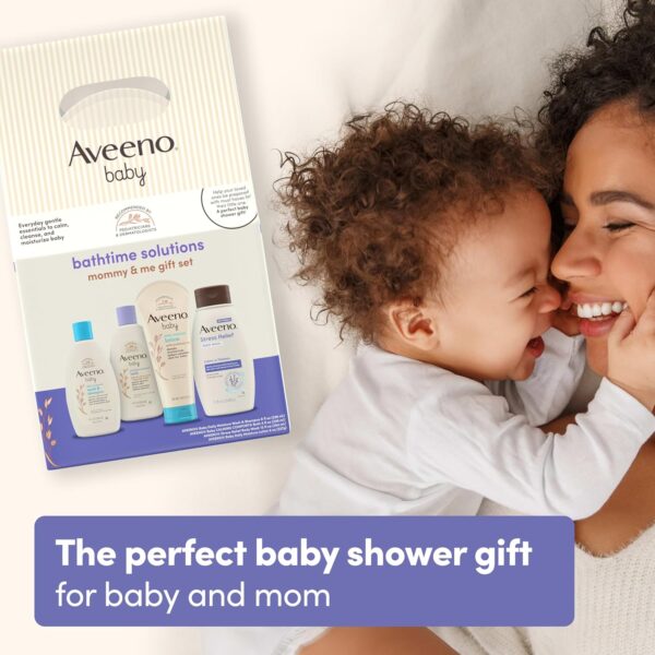 Aveeno Baby Bathtime Solutions Mommy & Me Gift Set, Baby Was...