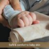 Nature Colored Cotton Dry Baby Wipe For Sensitive Skin - Cas...