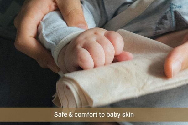 Nature Colored Cotton Dry Baby Wipe For Sensitive Skin - Cas...