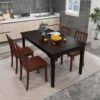 Giantex Farmhouse Dining Chairs Set of 2, Modern Kitchen Cha...