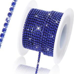 10 Yards 2 MM Rhinestone Chain Trim Crystal Rhinestone Close...