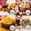 Popcornopolis Gourmet Popcorn Cone Variety Pack – Zebra, Che...