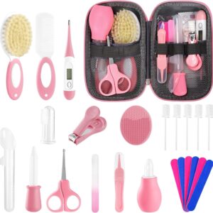 Baby Healthcare and Grooming Kit for Newborn Kids, 24PCS Upg...