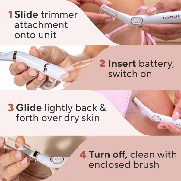 Finishing Touch Flawless Bikini Shaver and Trimmer Hair Remo...