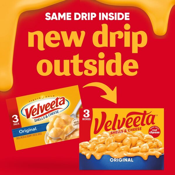 Velveeta Shells & Cheese Original Shell Pasta & Cheese Sauce...
