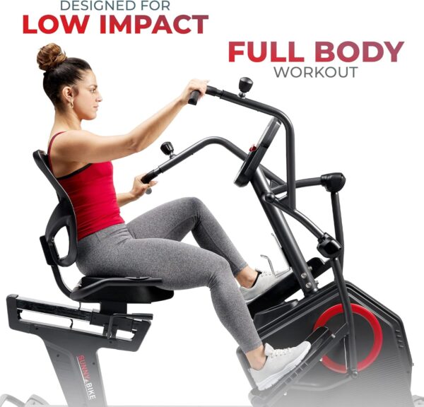 Sunny Health & Fitness Elite Recumbent Cross Trainer & Ellip...
