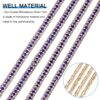 uxcell 2 Yards 3 Rows Rhinestone Chain, 8.5mm Bling Crystal ...