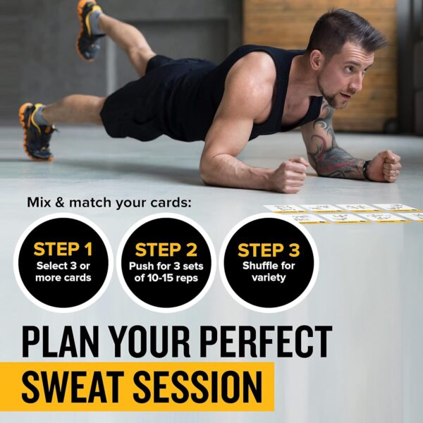 NewMe Fitness Bodyweight Workout Cards, Instructional Fitnes...
