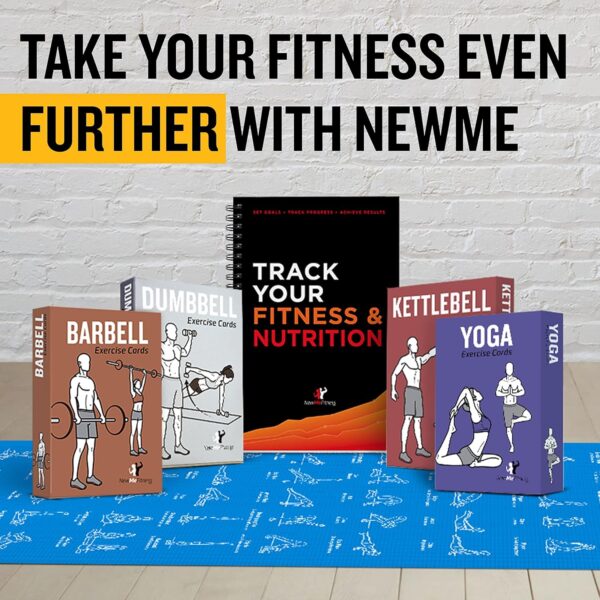 NewMe Fitness Bodyweight Workout Cards, Instructional Fitnes...