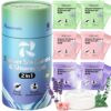 Shower Steamers Aromatherapy, 6 Pack Shower Bombs & 6 Pack B...