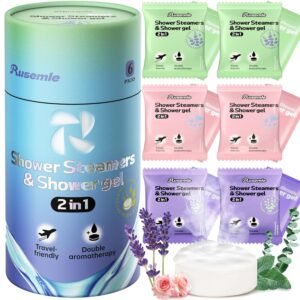 Shower Steamers Aromatherapy, 6 Pack Shower Bombs & 6 Pack B...