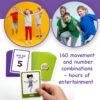 Exercise Cards for Kids - Kids Exercise Equipment for Indoor...