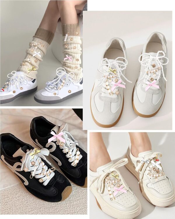 Yawlsow 40 Pcs Shoe Charms for Sneakers Junk Charms for Wome...