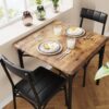GAOMON Dining Table Set for 2, Kitchen Table and Chairs for ...