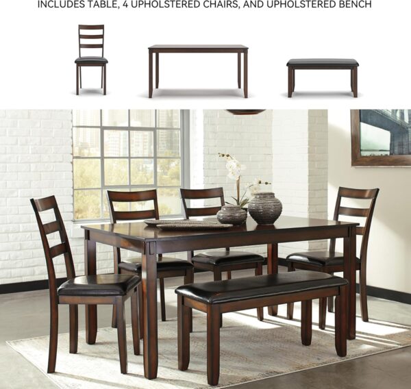 Signature Design by Ashley Coviar 6 Piece Dining Set, Includ...