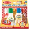 Melissa & Doug 5-Piece Favorite Condiments Play Food Set Pla...