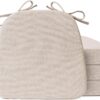 Chair Cushions for Dining Chairs, D-Shaped Seat Cushions wit...
