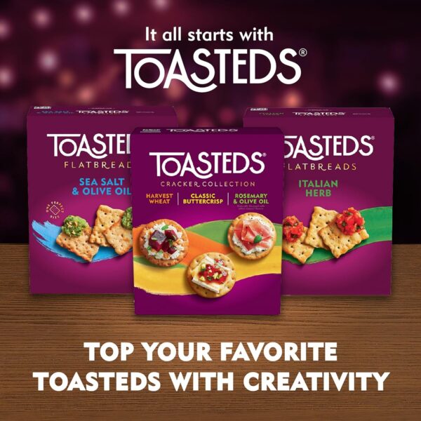 Toasteds Crackers, Cracker Collection, Lunch Snacks, Variety...