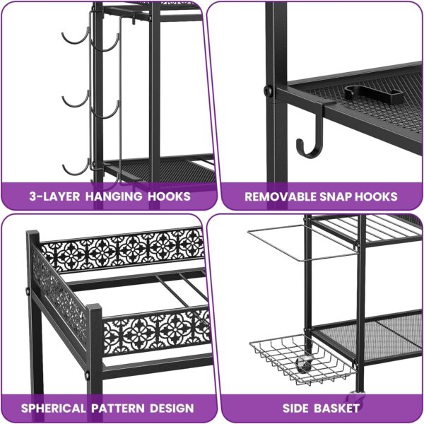 Yoga Mat Storage Rack, Home Gym Storage Rack, VOPEAK Workout...