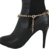 TFJ Women Boot Bracelet Western Fashion Jewelry Gold Metal C...