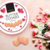 Mattigan's Pink Heart Butter Cookies Danish Style Cookie, 12...
