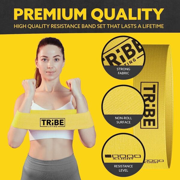 Fabric Resistance Bands for Working Out - Booty Bands for Wo...