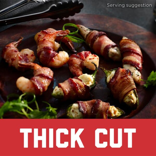 HORMEL BLACK LABEL Fully Cooked Bacon - Thick Bacon Snacks f...