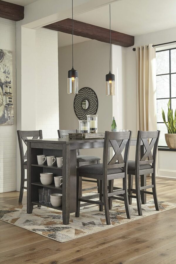 Signature Design by Ashley Caitbrook Rustic Counter Height D...