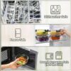 M MCIRCO 30 Pieces Glass Food Storage Containers with Snap L...