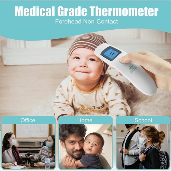 Amplim Non-Contact Forehead Thermometer for Kids and Adults ...