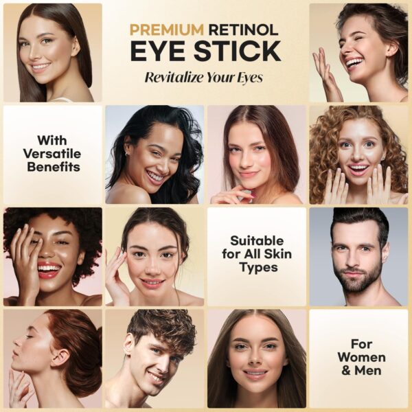 CITYGOO Retinol Eye Stick With Collagen, Hyaluronic Acid For...