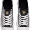 FOCO womens Ncaa College Team Logo Fashion Low Top Canvas Sn...