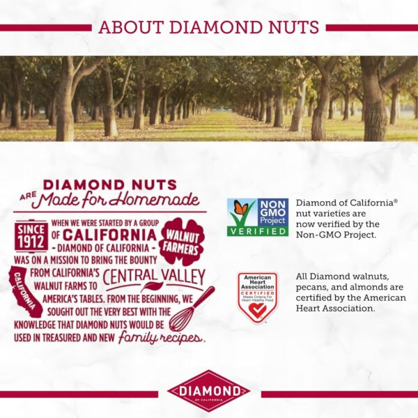 Diamond of California Pecan Pie Pecan Nuts, 3.25 oz.